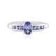 Bague en argent et Tanzanite