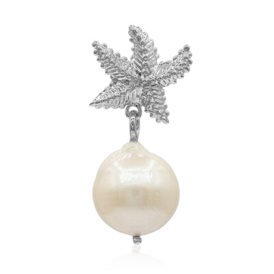 Pendentif en argent et Perle de culture d'eau douce (TPC)