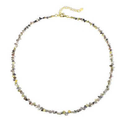 Collier en argent et Diamant fantaisie