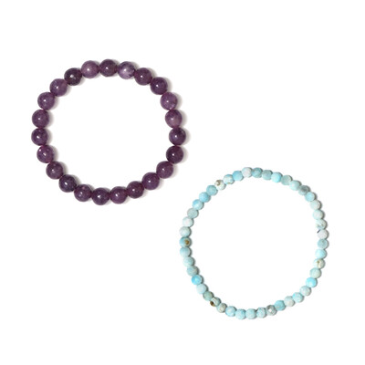 Bracelet et Lépidolite
