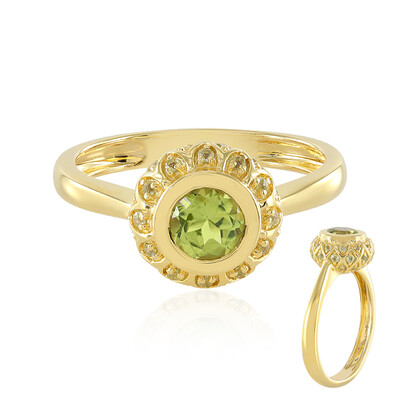 Bague en argent et Péridot