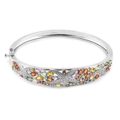 Bracelet en argent et Saphir