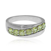 Bague en argent et Grenat du Mali