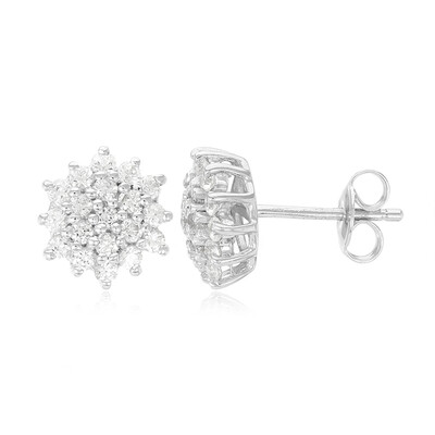 Boucles d'oreilles en argent et Zircon