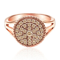 Bague en or et Diamant rose de France SI1 d'Argyle 
