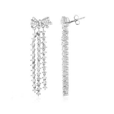 Boucles d'oreilles en argent et Zircon