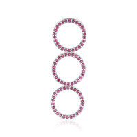 Pendentif en argent et Grenat Rhodolite