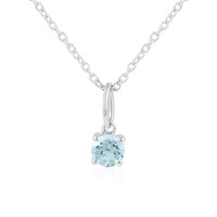 Collier en argent et Aigue-marine