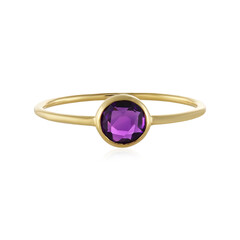 Bague en or et Améthyste
