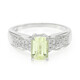 Bague en argent et Kunzite jaune canari