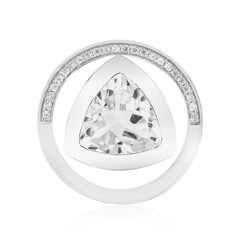 Pendentif en argent et Topaze blanche