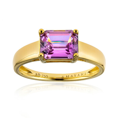 Bague en or et Diaspora rose (AMAYANI)