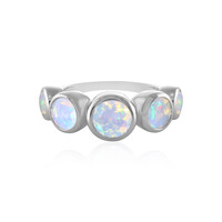Bague en argent et Opale Welo