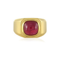 Bague en argent et Rubis de Madagascar