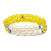 Bracelet en argent et Perle de culture d'eau douce (Dallas Prince Designs)