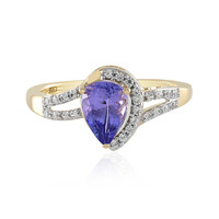 Bague en or et Tanzanite