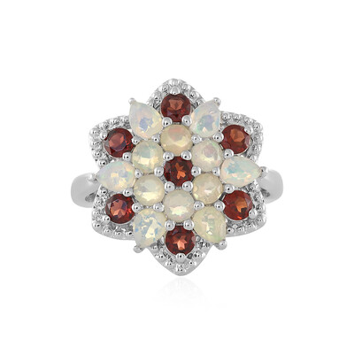 Bague en argent et Opale Welo