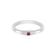 Bague en argent et Spinelle rose