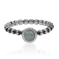 Bague en argent et Aigue-marine