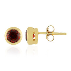 Boucles d'oreilles en argent et Grenat d'Inde