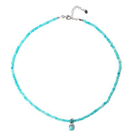 Collier en argent et Amazonite