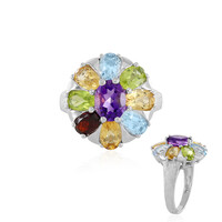 Bague en argent et Améthyste de Zambie
