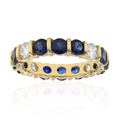 Bague en or et Saphir bleu (Estée Collection)