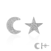 Boucles d'oreilles en argent et Zircon