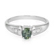 Bague en argent et Saphir paon non chauffé