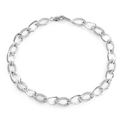 Bracelet en argent et Diamant I2 (J)