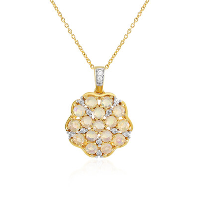 Collier en argent et Opale Welo