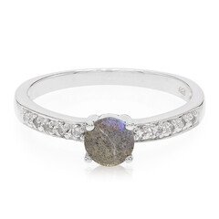 Bague en argent et Spectrolite