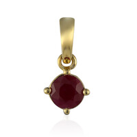 Pendentif en or et Rubis du Kenya