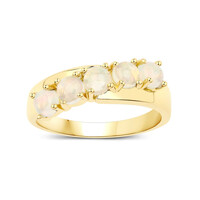 Bague en argent et Opale Welo