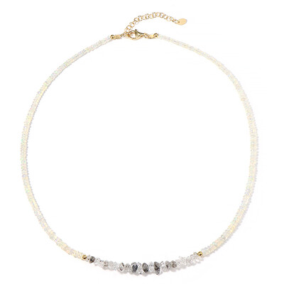 Collier en argent et Quartz Herkimer