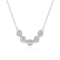 Collier en argent et Diamant I2 (I)