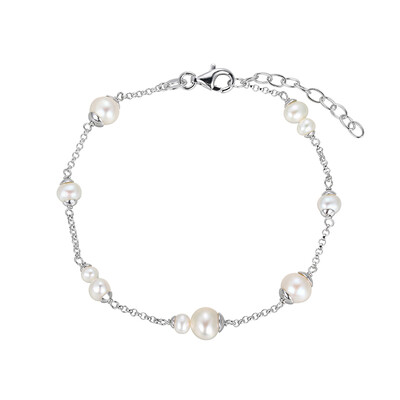 Bracelet en argent et Perle de culture d'eau douce