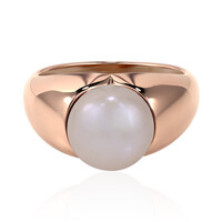 Bague en argent et Perle de culture d'eau douce (TPC)