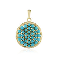 Pendentif en argent et Turquoise Sleeping Beauty
