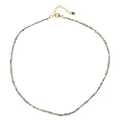 Collier en argent et Diamant champagne