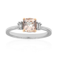 Bague en or et Morganite AAA