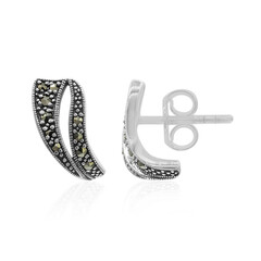 Boucles d'oreilles en argent et Marcassite