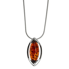 Collier en argent et Ambre baltique