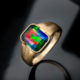 Bague en or et Opale Mezezo (de Melo)