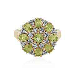 Bague en argent et Péridot