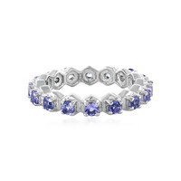 Bague en argent et Tanzanite