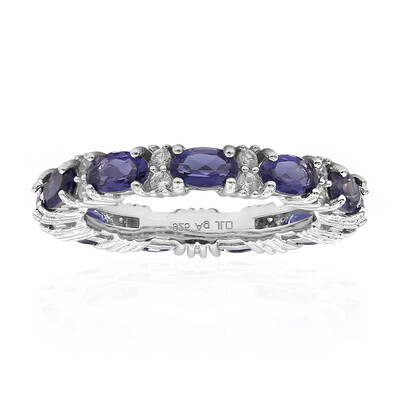 Bague en argent et Iolite
