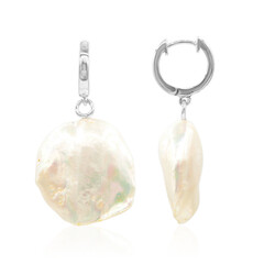 Boucles d'oreilles en argent et Perle de culture d'eau douce (TPC)
