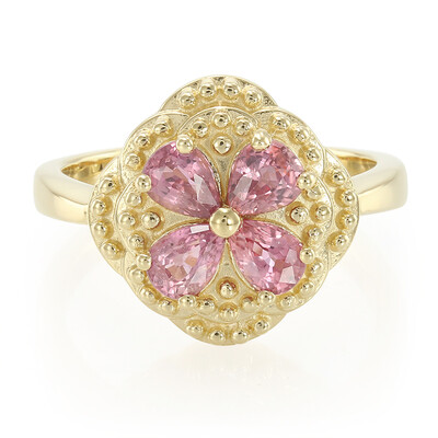 Bague en or et Saphir Padparadscha non chauffé (AMAYANI)