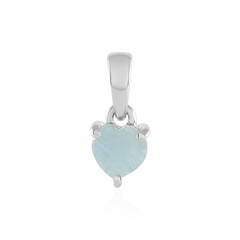 Pendentif en argent et Aigue-marine